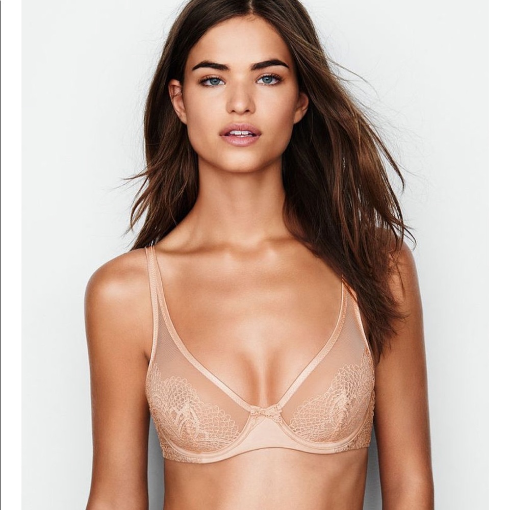 NWT Lace Plunge Demi Bra by Victoria's Secret